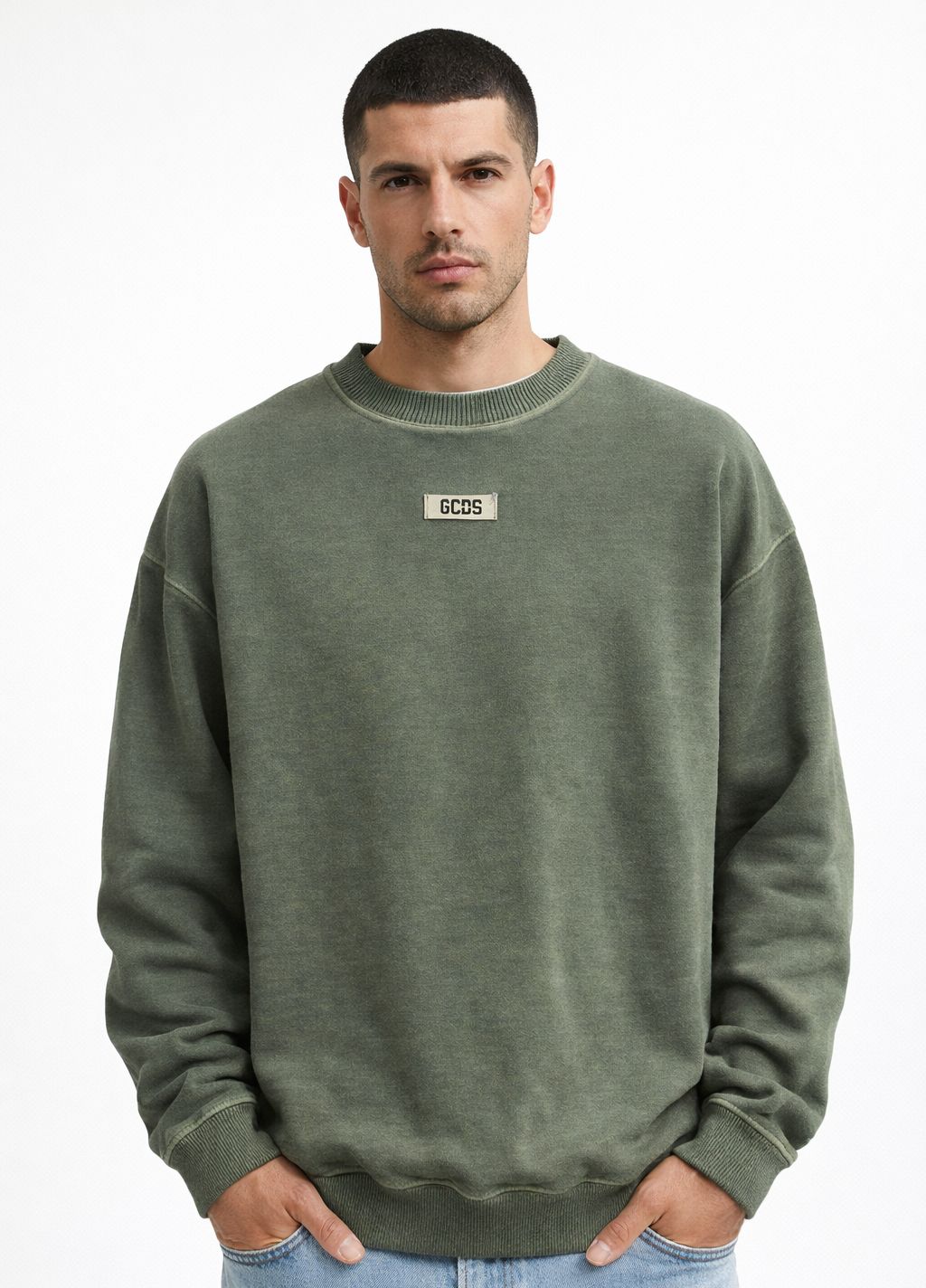 סווטשרט לוגו מרכזי ווש GCDS