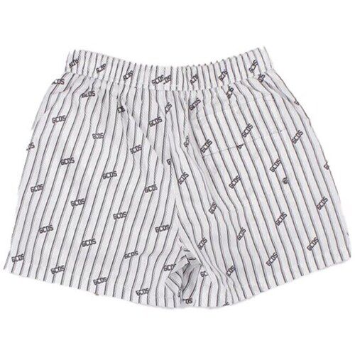 בגד ים פסים לוגו מפוזר GCDS