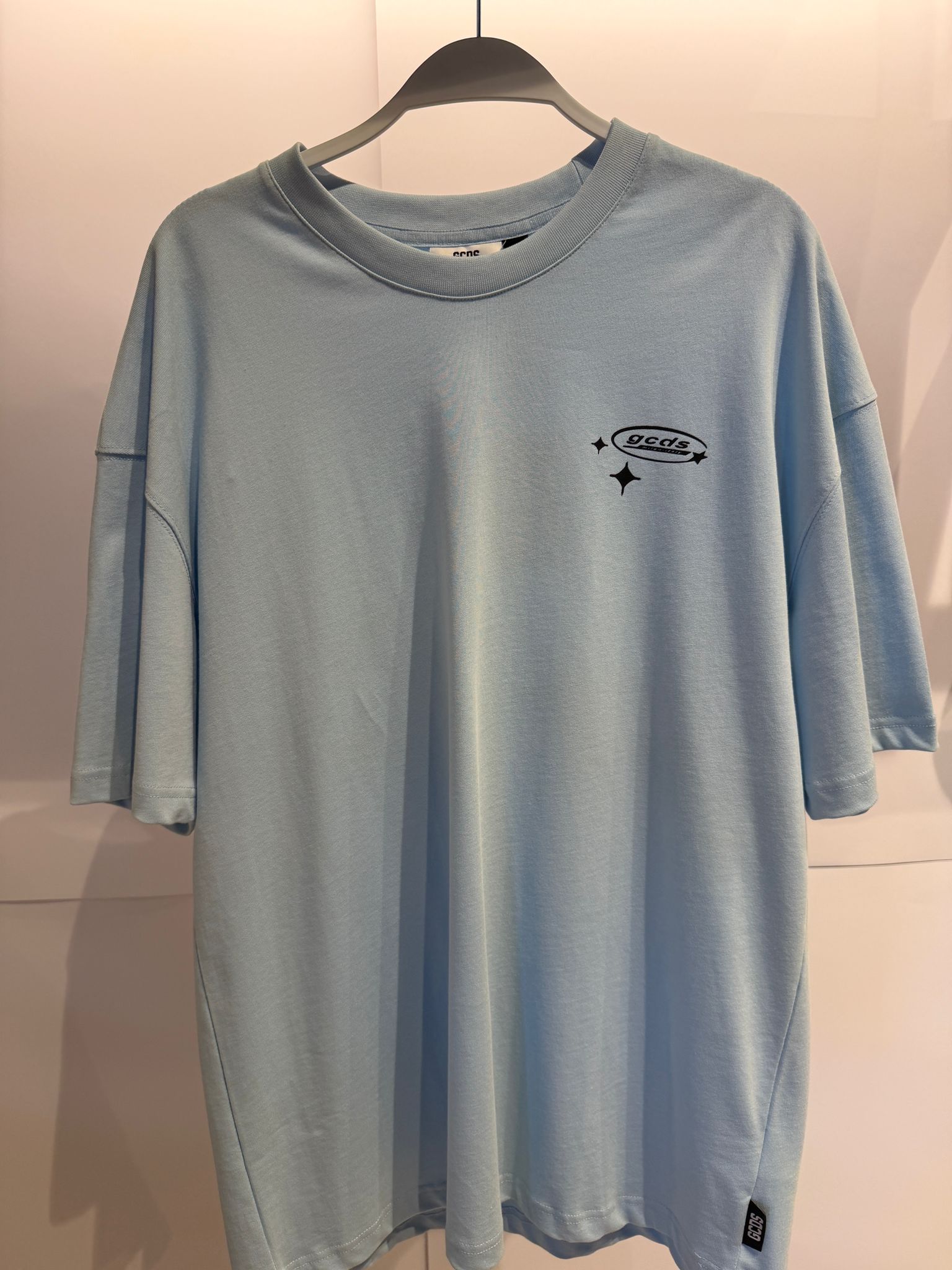 GCDS טי שירט כוכבים גב אוברסייז