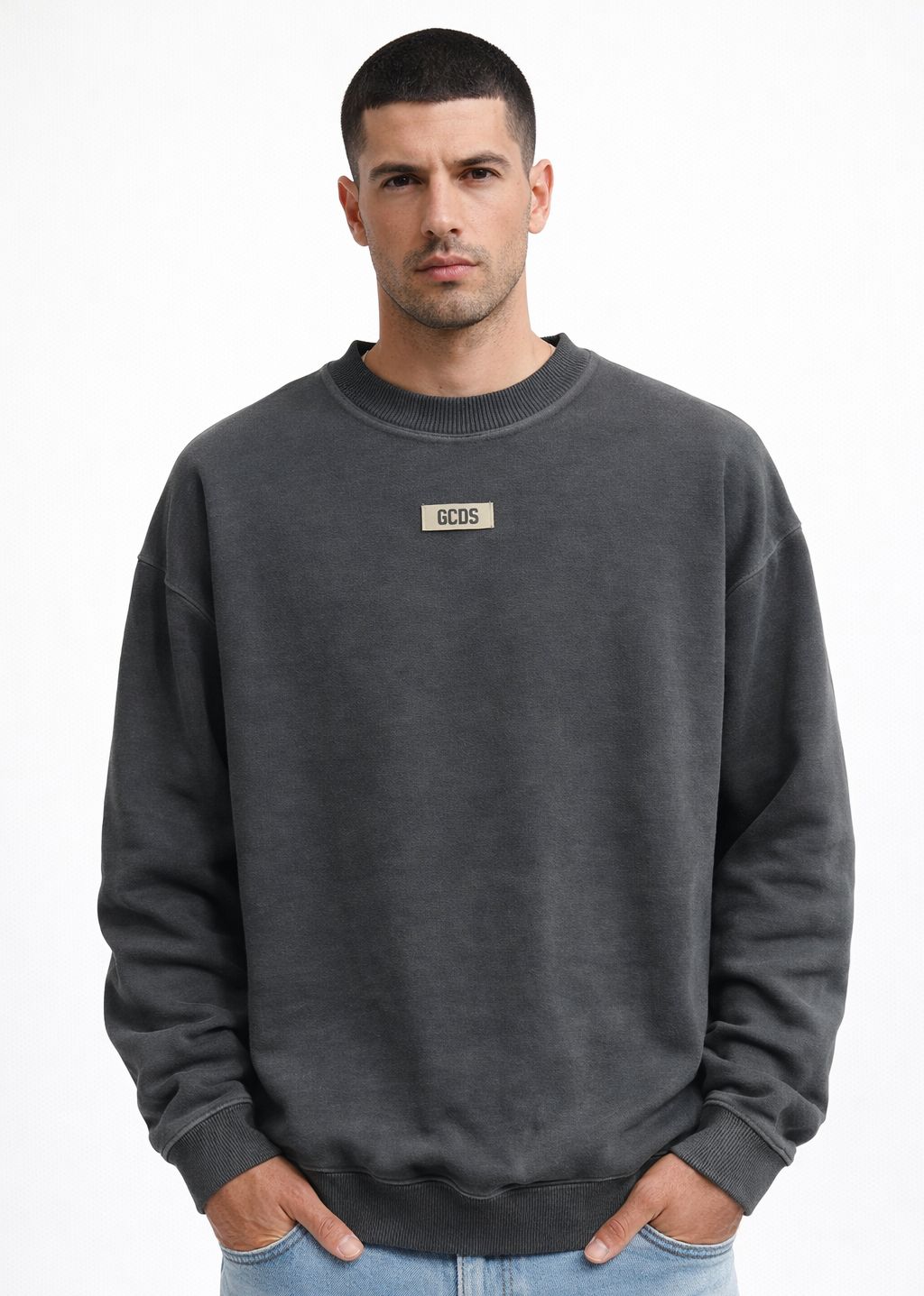 סווטשרט לוגו מרכזי ווש GCDS