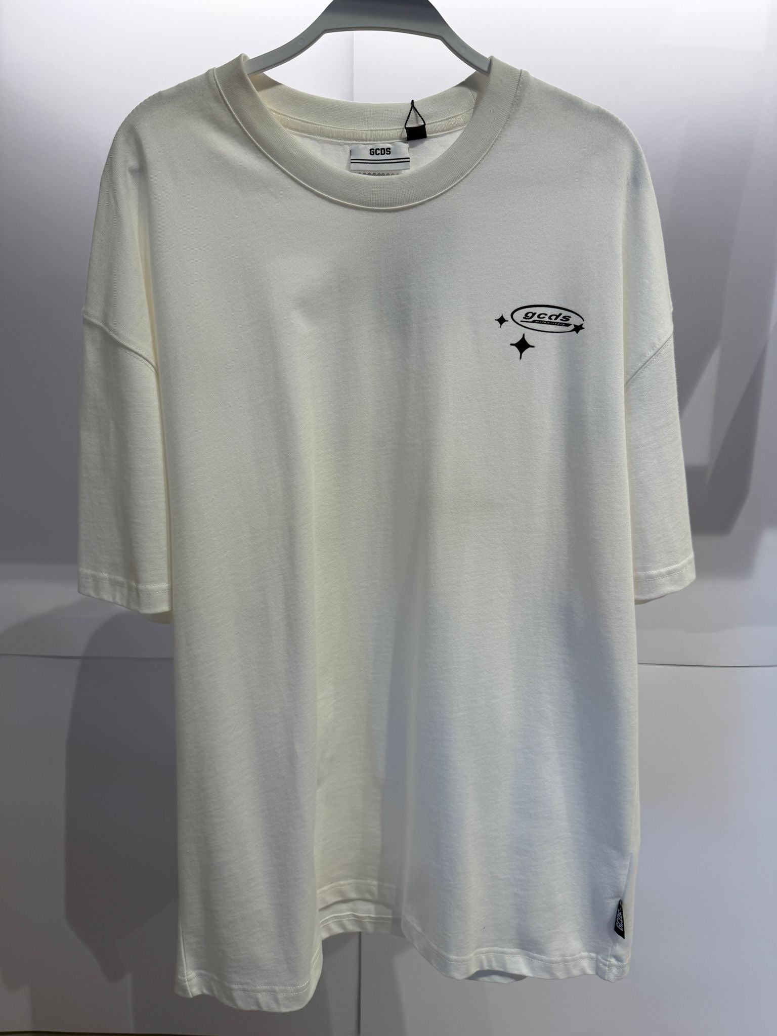 GCDS טי שירט כוכבים גב אוברסייז