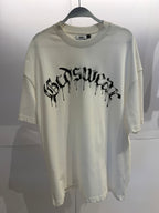 טי שרט כתב נוזל GCDS