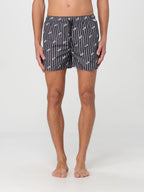 בגד ים פסים לוגו מפוזר GCDS