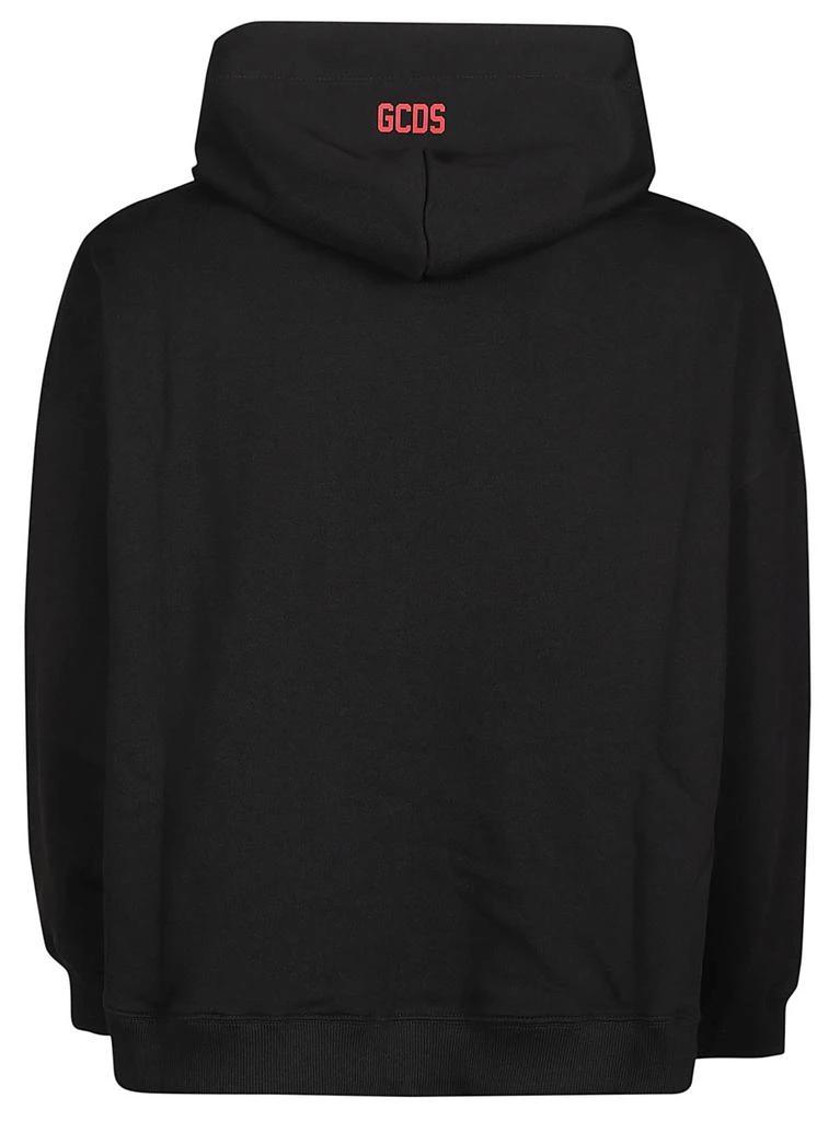 קפוצ׳ון לוגו קדמי שרוכים אדומים GCDS