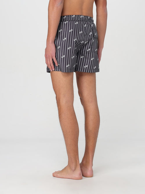 בגד ים פסים לוגו מפוזר GCDS