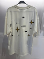 GCDS טי שירט כוכבים גב אוברסייז