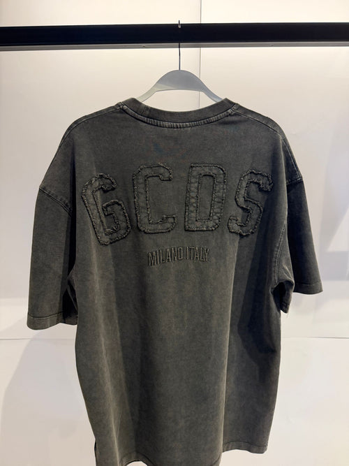 GCDS טי שירט לוגו רקום