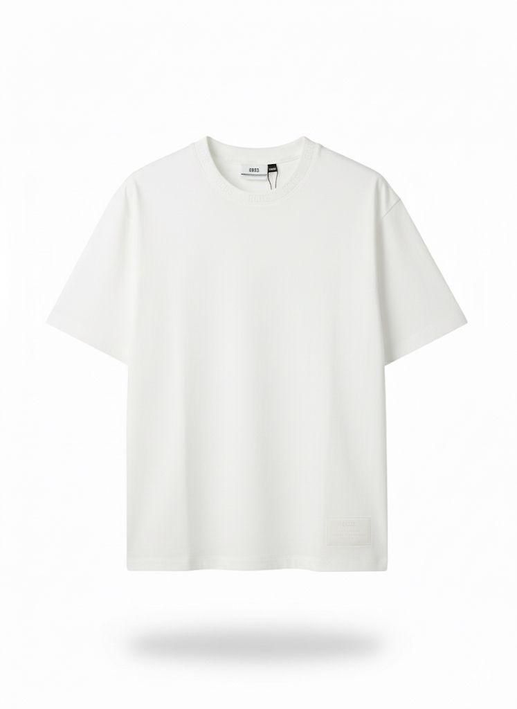 טי שרט לוגו מסביב לצווארון GCDS