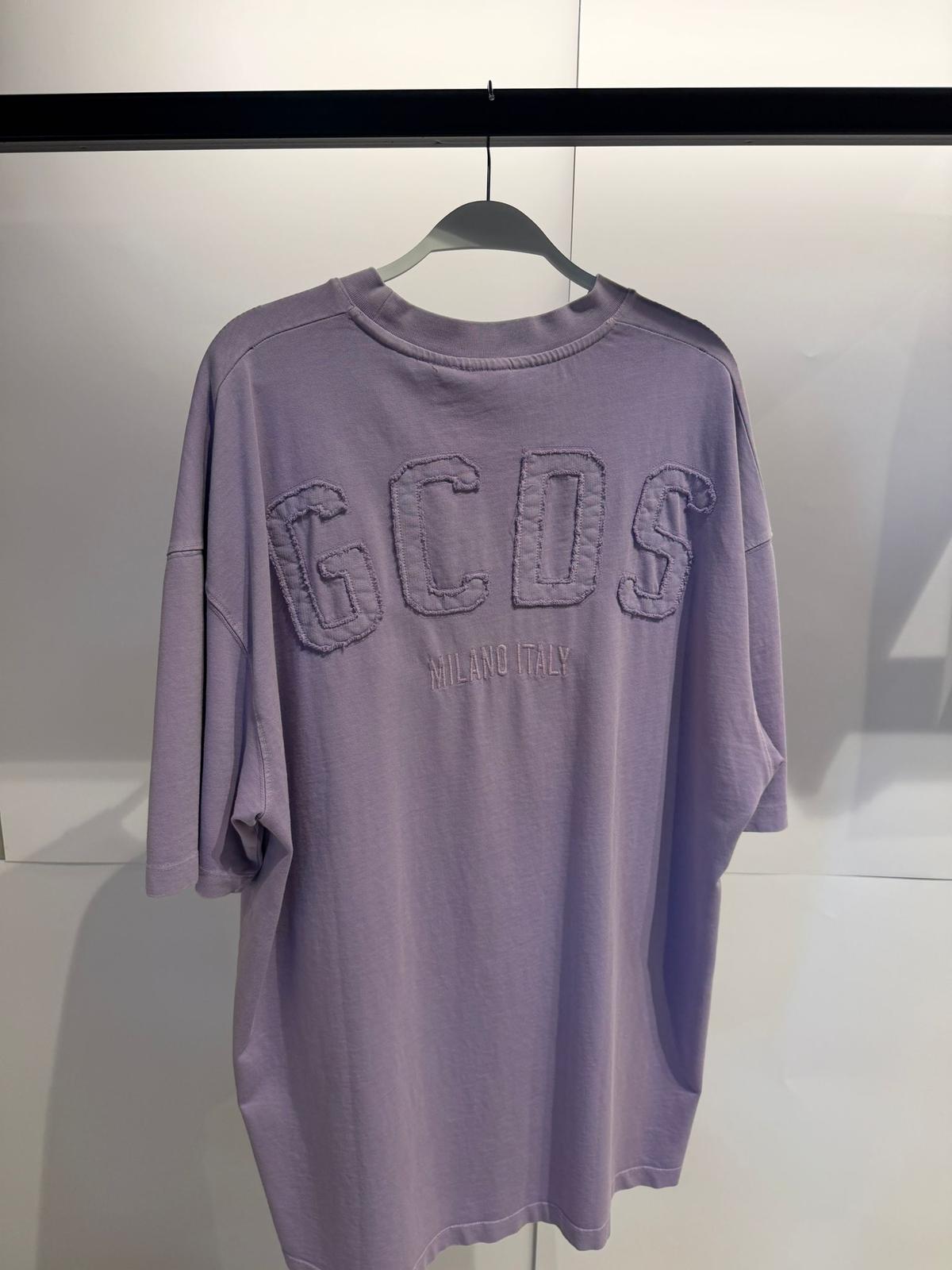 GCDS טי שירט לוגו רקום