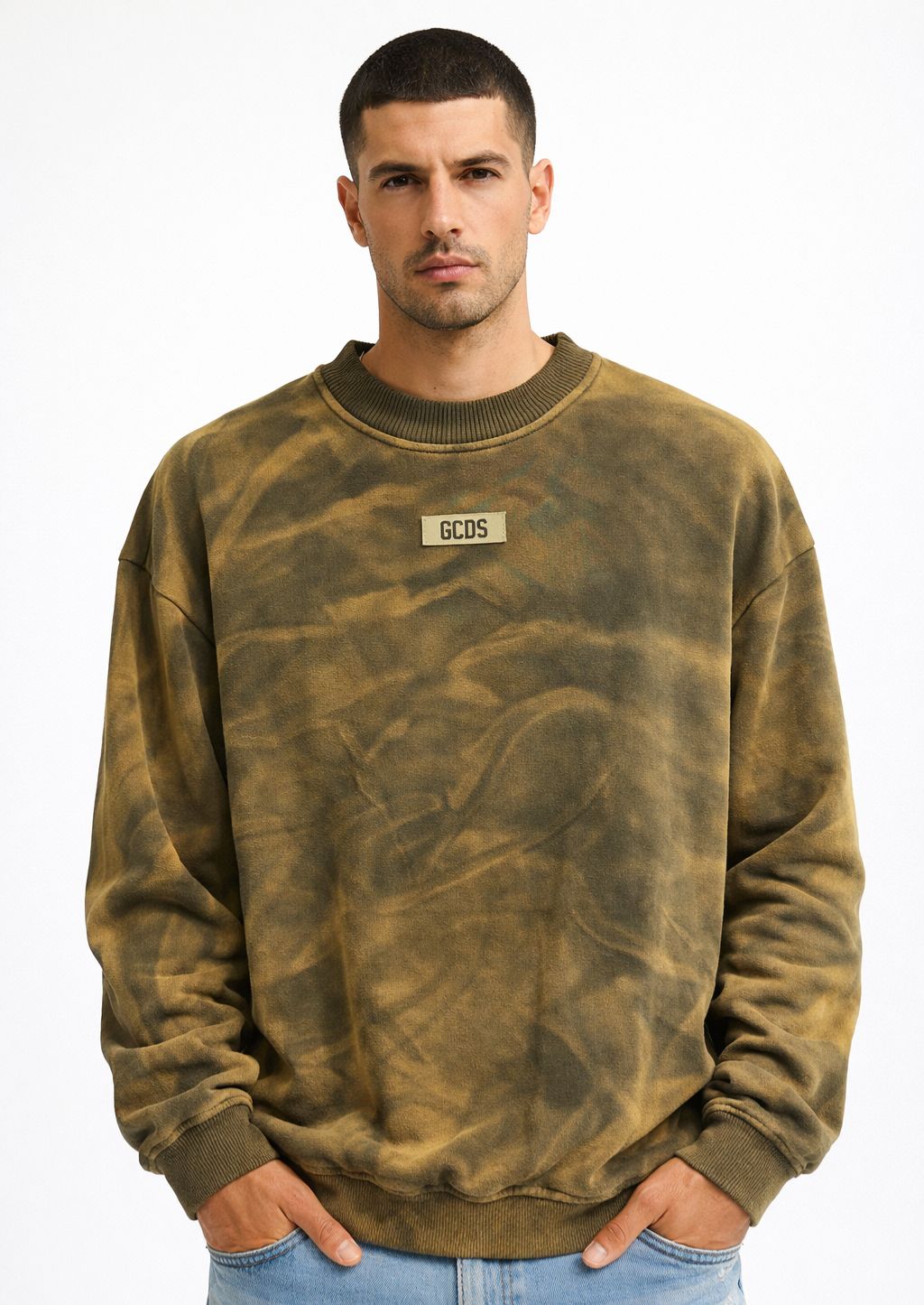 סווטשרט לוגו מרכזי ווש GCDS