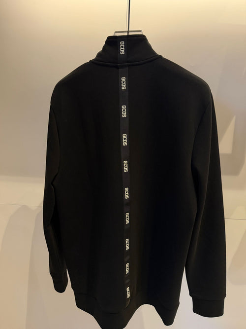 ג׳קט שחור רוכסן GCDS