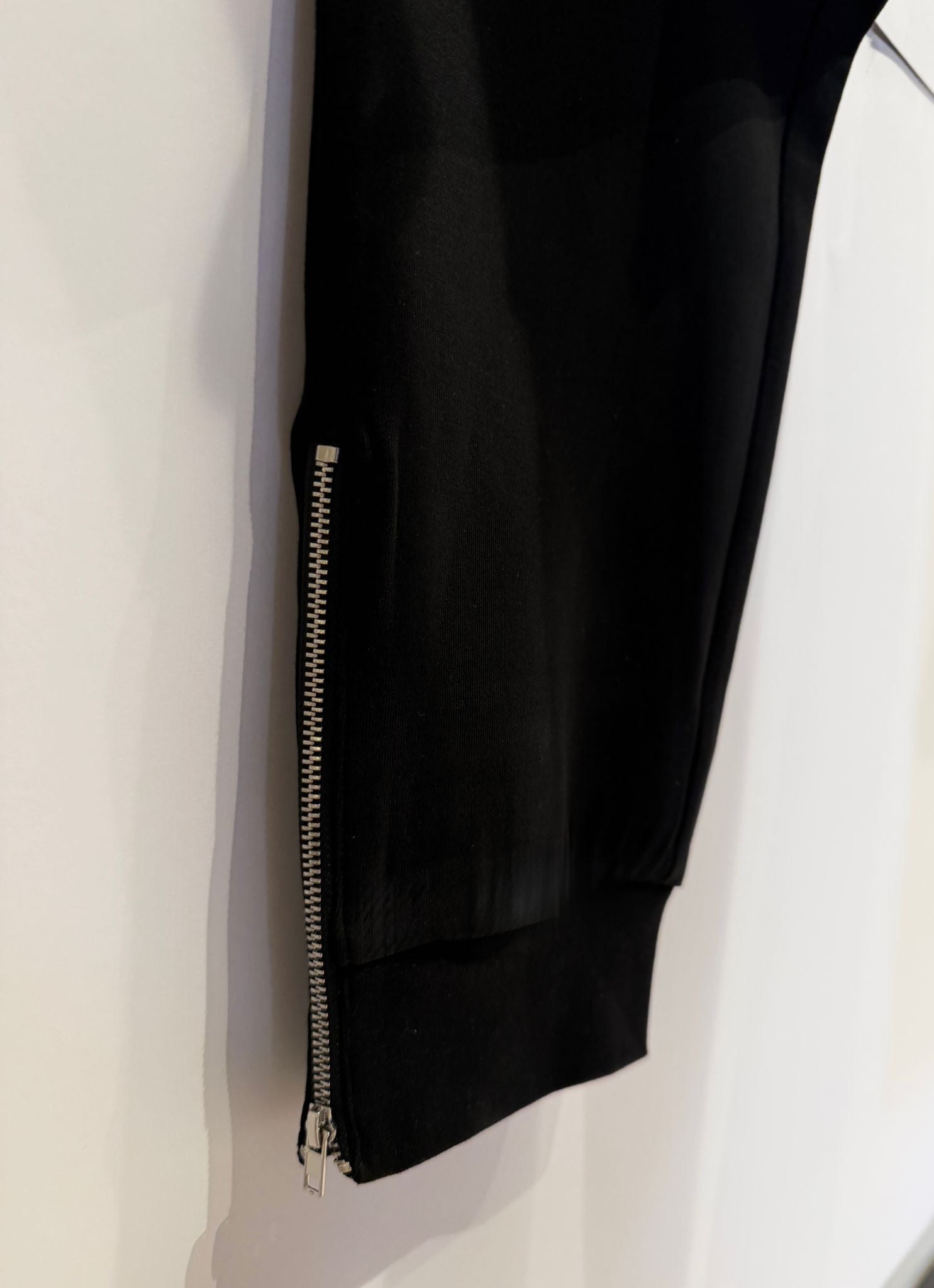 מכנס בד שחור שרוך GCDS