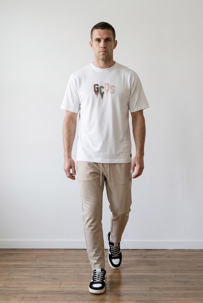 חולצה כתב נוזל GCDS