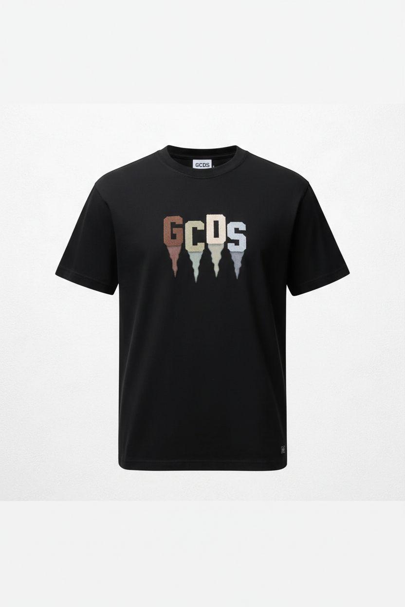 חולצה כתב נוזל GCDS